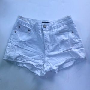 White Aeropostale Jean Shorts